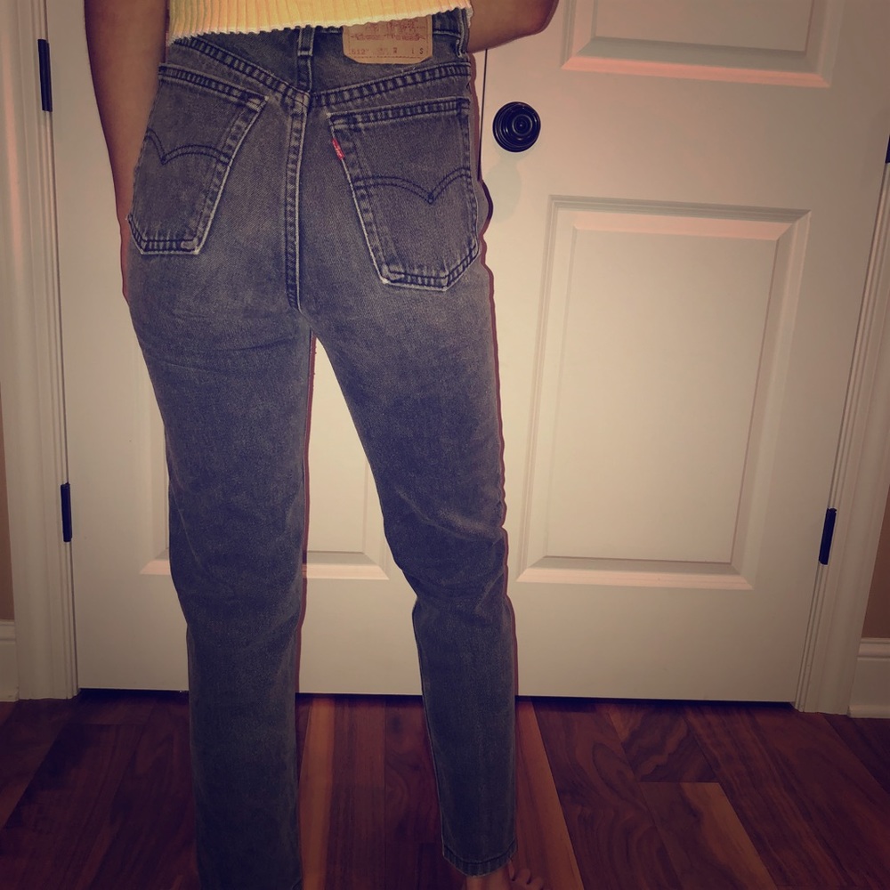 Grey/Black Vintage 512 Levi’s Jeans